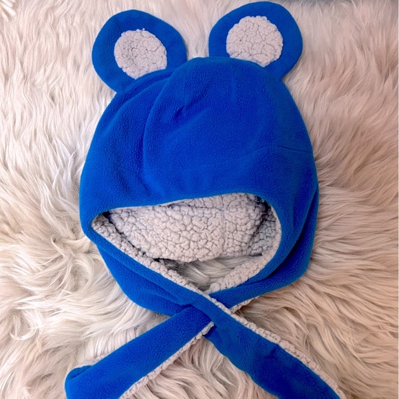 Columbia Baby Fleece / Sherpa Bear Hat - Beanie Style - Excellent Condition - Picture 4 of 9